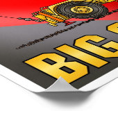 I Liebe Big Cranes Poster Printwerbung (Ecke)