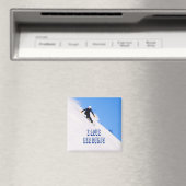 I Liebe Big Dumps Schnee Ski Downhill Magnet (In Situ (Geschirrspüler))
