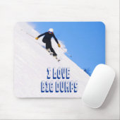 I Liebe Big Dumps Schnee Ski Downhill Mousepad (Mit Mouse)