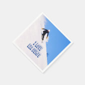 I Liebe Big Dumps Schnee Ski Downhill Serviette (Ecke)