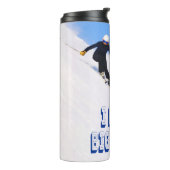 I Liebe Big Dumps Schnee Ski Downhill Thermosbecher (Nach links gedreht)