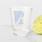 I Liebe Big Dumps Schnee Skiabfahrt Schnapsglas (Rückseite)
