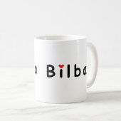 I Liebe Bilbao Kaffeetasse (VorderseiteRechts)