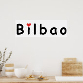 I Liebe Bilbao Poster (Küche)