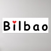 I Liebe Bilbao Poster (Vorne)