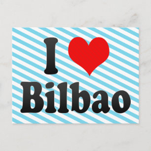 I Liebe Bilbao, Spanien Postkarte