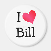 I Liebe Bill Magnet (Vorne)
