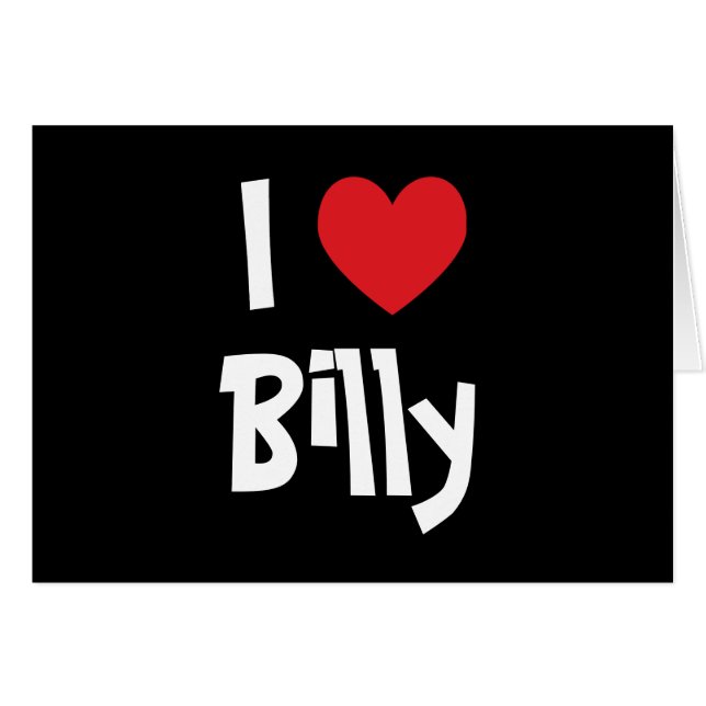 I Liebe Billy (Vorderseite (Horizontal))