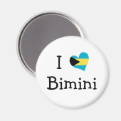 I Liebe Bimini Magnet (Vorderseite/Rückseite)