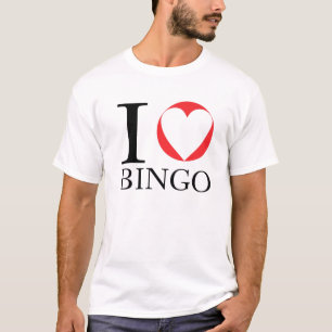 I Liebe Bingo Bingo Lover Funny Bingo T-Shirt