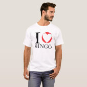 I Liebe Bingo | Bingo Lover Funny Bingo T-Shirt (Vorne ganz)