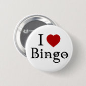 I Liebe-Bingo Button (Vorne & Hinten)
