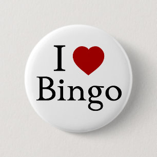 I Liebe-Bingo Button