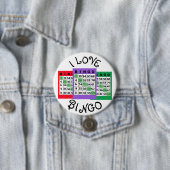 I Liebe BINGO Cards Button (Beispiel)