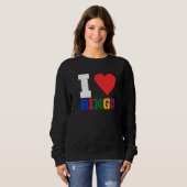 I Liebe Bingo Funny Bingo Funny Bingo 1 Sweatshirt (Vorne ganz)