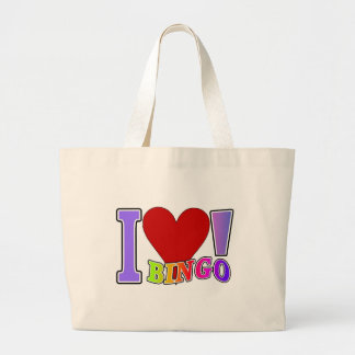 I Liebe-Bingo Jumbo Stoffbeutel