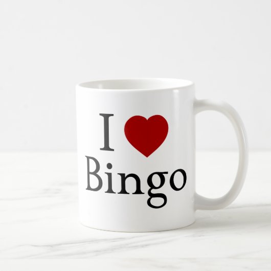 I Liebe-Bingo Kaffeetasse (Rechts)
