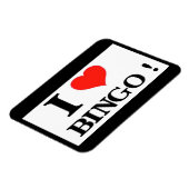 I Liebe Bingo Magnet (Linke Seite)