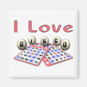 I Liebe-Bingo Magnet