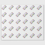 I Liebe Bingo n Wirbel Packpapier (Flach)