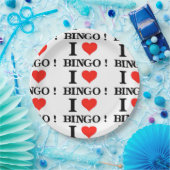 I Liebe Bingo Pappteller (Party)