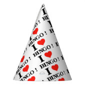 I Liebe Bingo Partyhütchen (Links)