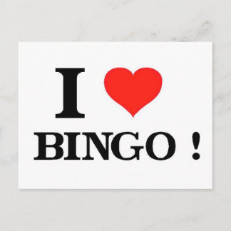 I Liebe Bingo Postkarte