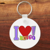I Liebe Bingo Schlüsselanhänger (Vorderseite)