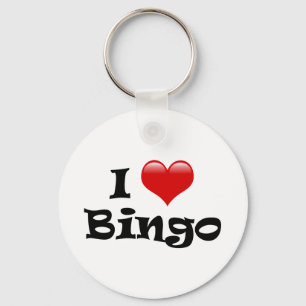 I Liebe Bingo Schlüsselanhänger