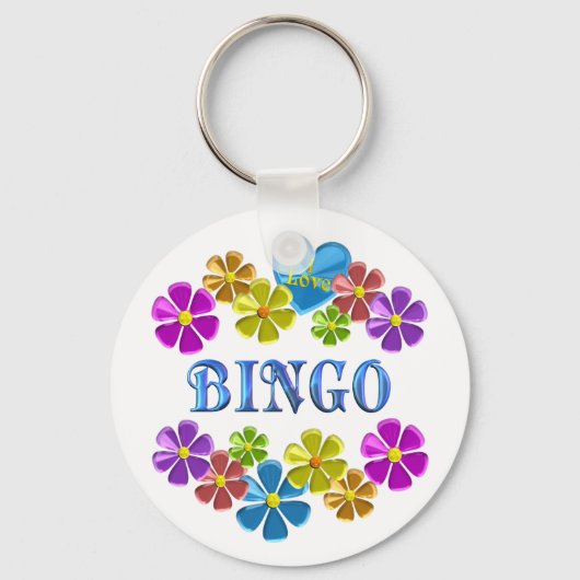 I Liebe Bingo Schlüsselanhänger (Vorderseite)