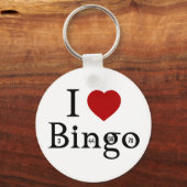 I Liebe Bingo Schlüsselanhänger (Vorderseite)