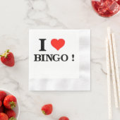 I Liebe Bingo Serviette (Beispiel)