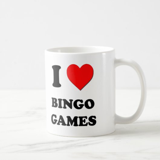 I Liebe-Bingo-Spiele Kaffeetasse (Rechts)