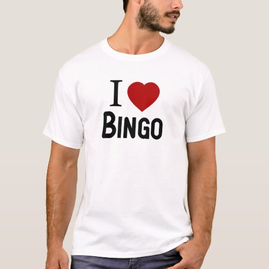 I Liebe-Bingo T-Shirt (Vorderseite)
