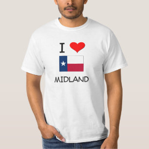 I Liebe-Binnenland Texas T-Shirt