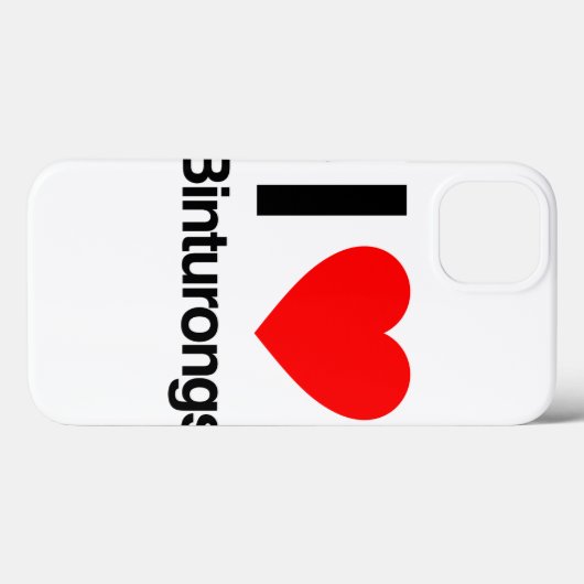 i Liebe binturongs Case-Mate iPhone Hülle (Rückseite (Horizontal))