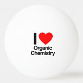 I Liebe Bio Chemie Tischtennisball (Vorderseite)