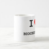 I Liebe BIOCHEMIE Kaffeetasse (Mittel)