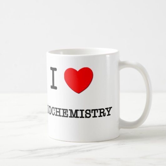 I Liebe BIOCHEMIE Kaffeetasse (Rechts)