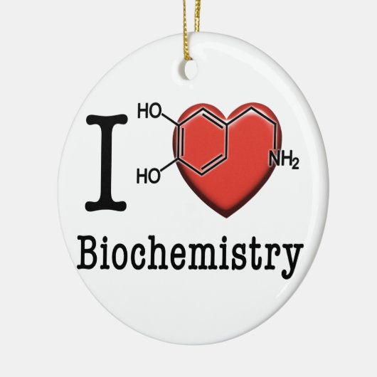 I Liebe-Biochemie Keramikornament (Links)