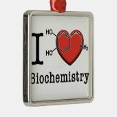 I Liebe-Biochemie Ornament Aus Metall (Rechts)