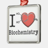 I Liebe-Biochemie Ornament Aus Metall (Links)
