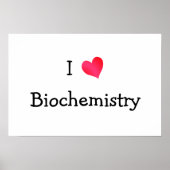 I Liebe Biochemie Poster (Vorne)