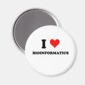 I Liebe Bioinformatik Magnet (Vorderseite/Rückseite)