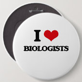 I Liebe-Biologen Button (Vorne & Hinten)