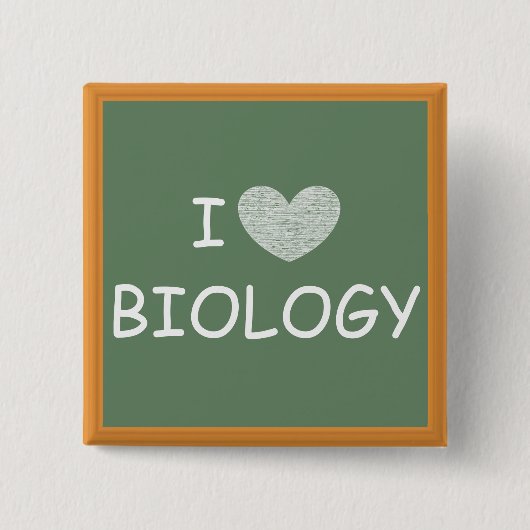 I Liebe-Biologie Button (Vorderseite)