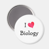 I Liebe Biologie Magnet (Vorderseite/Rückseite)
