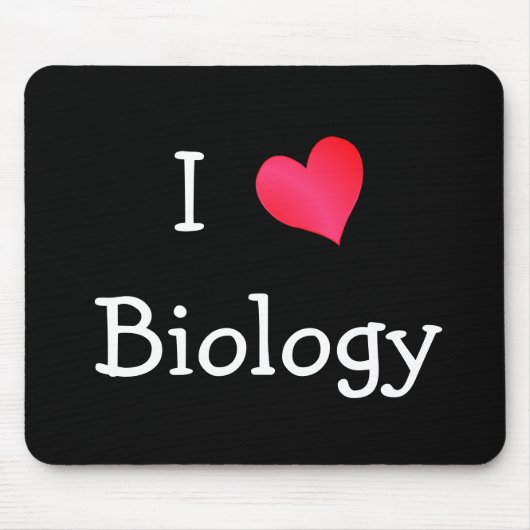 I Liebe Biologie Mousepad (Vorne)
