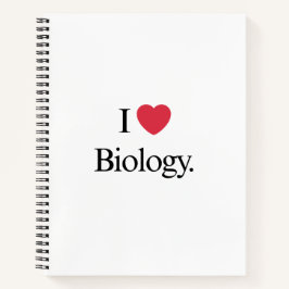I Liebe Biologie Notizblock
