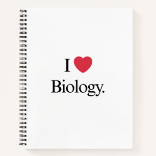 I Liebe Biologie Notizblock